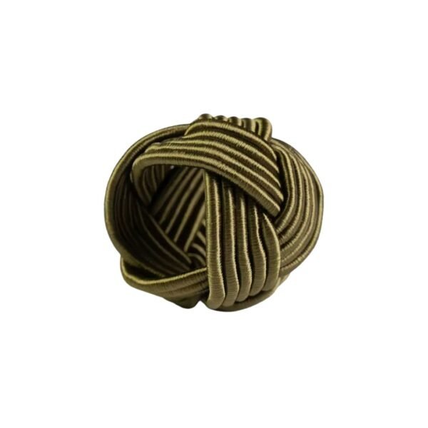 MOSS GREEN KNOT NAPKIN RING