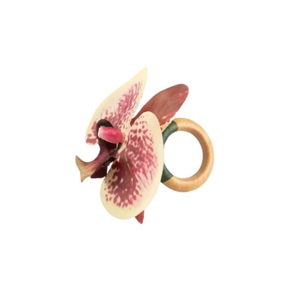 WINE ORCHID NAPKIN RING - Image 2