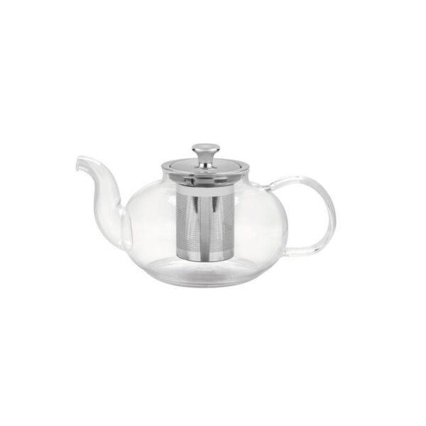 tramontina teapot with infuser. A glass made 1L teapot.