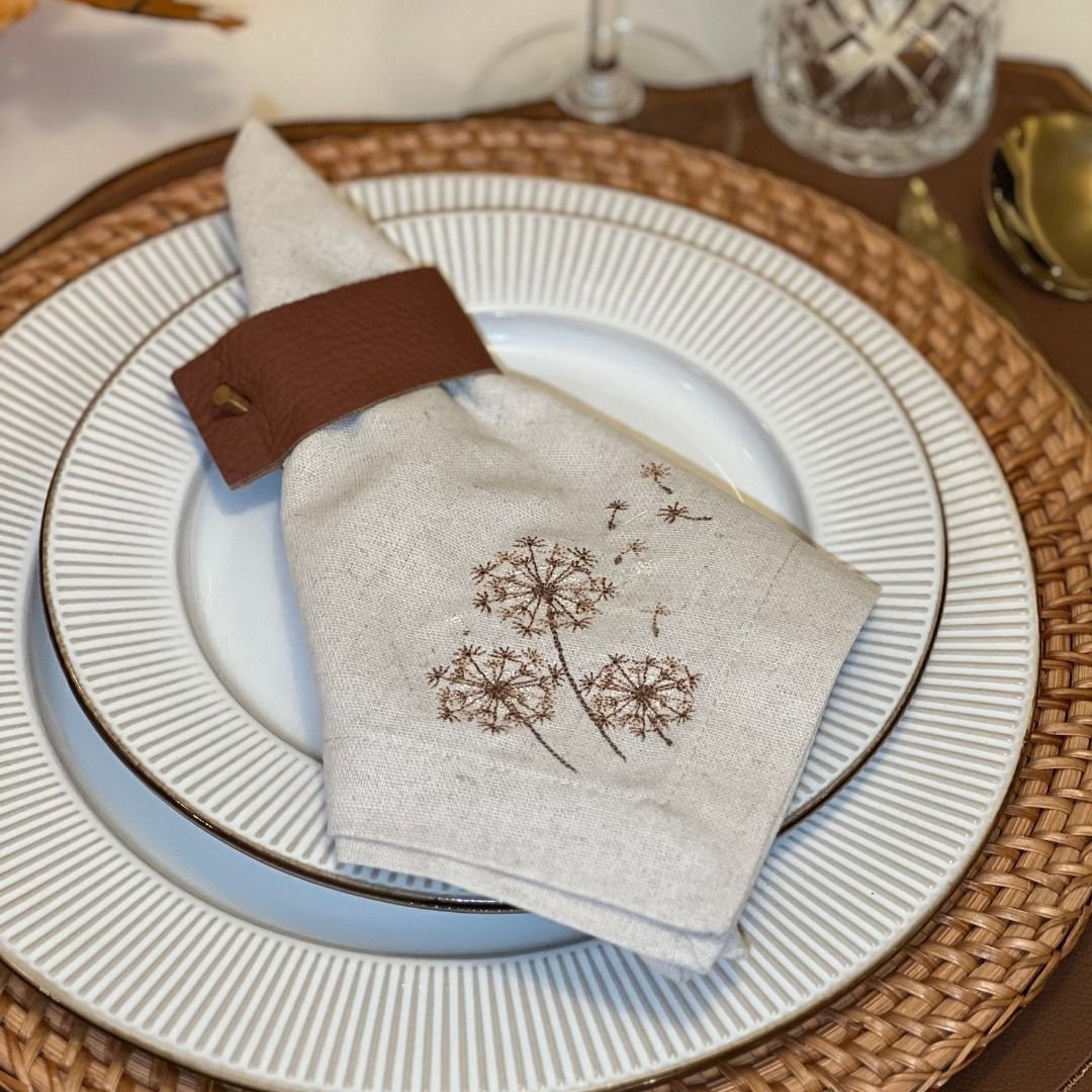 DANDELION FLOWER NAPKIN - Image 2