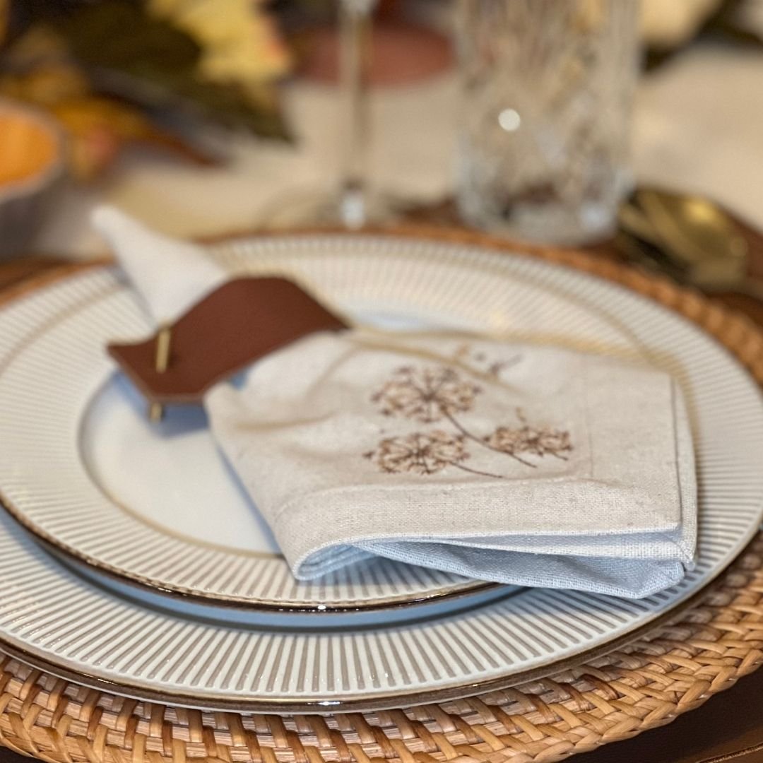 DANDELION FLOWER NAPKIN - Image 3