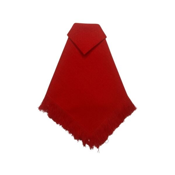 LINEN NAPKIN RED FRINGE