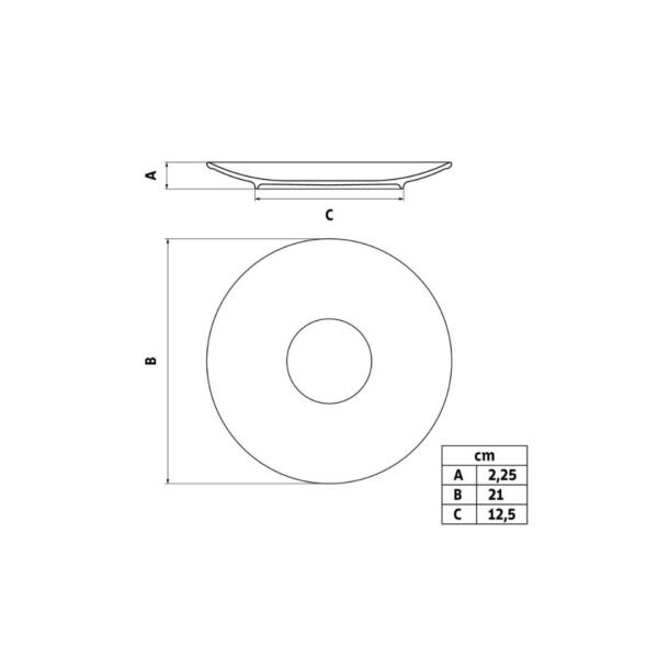 tramontina soho fine porcelain side plate. A 21cm porcelain side plate from the tramontina soho collection.