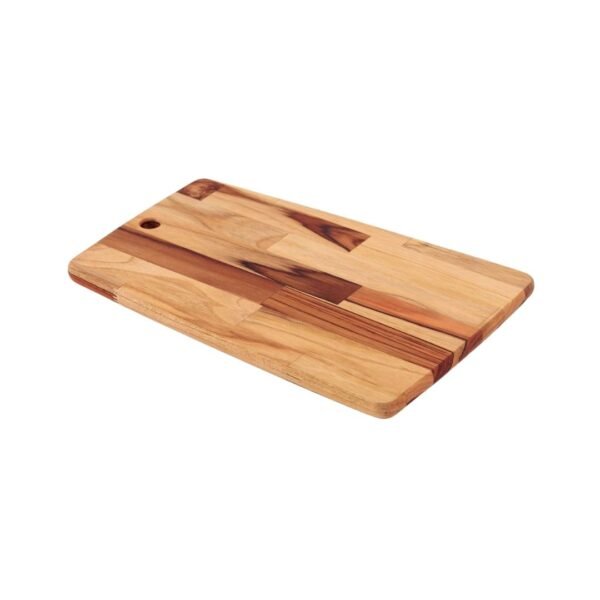 Tramontina teak wood cutting board. A 40x38cm teak wood board.