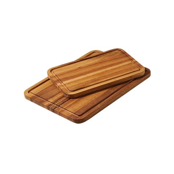 tramontina tigerwood chopping board set. A chopping board set with 2 pieces of wood board.