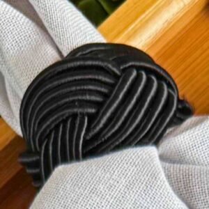 NAPKIN RING – BLACK KNOT “ONÇA”