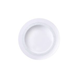 Composed of an elegant fine porcelain deep plate, perfect for any dining occasion.