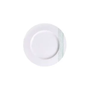 Composed of an elegant fine porcelain dinner plate, perfect for any dining occasion.